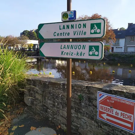 Ferienwohnung Le Petit Mousse Au Calme, Proche Gare Lannion Exterior foto